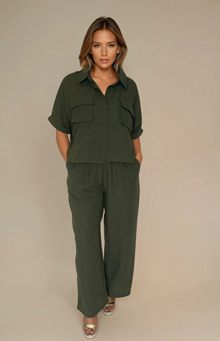 Boxy Shirt Co-ord