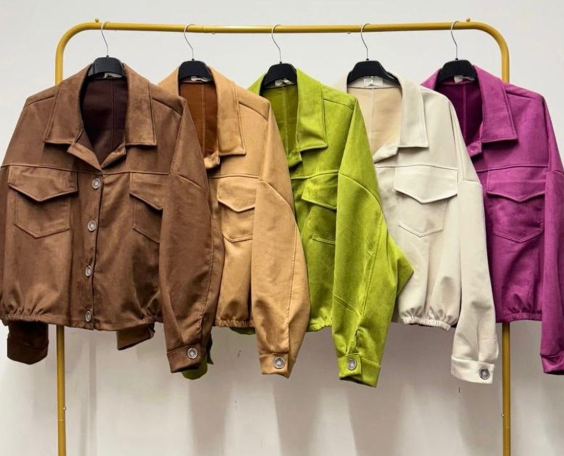 Suedette Bomber style jacket