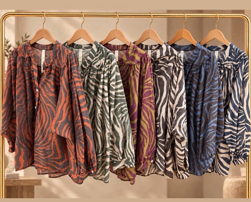 Zebra autumn shirt