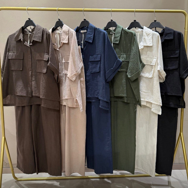 Boxy Shirt Co-ord