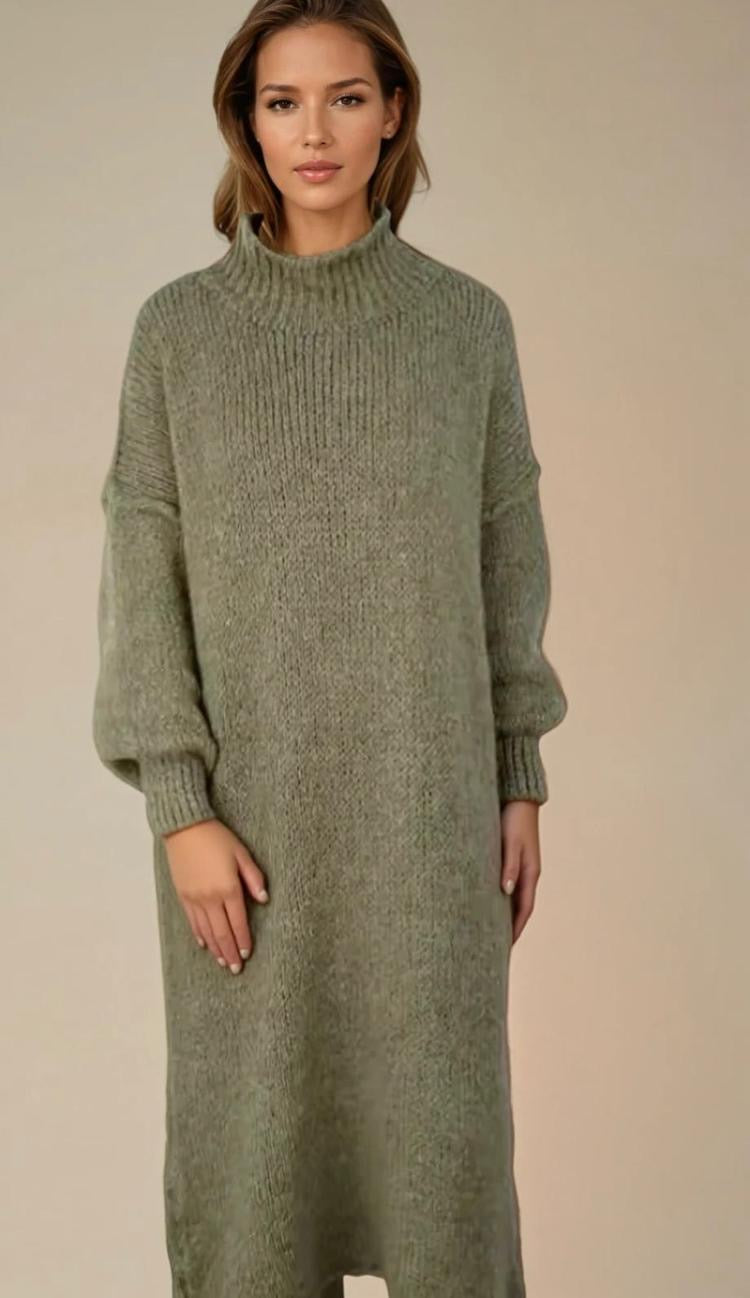 Cosy chunky stitch knit dress