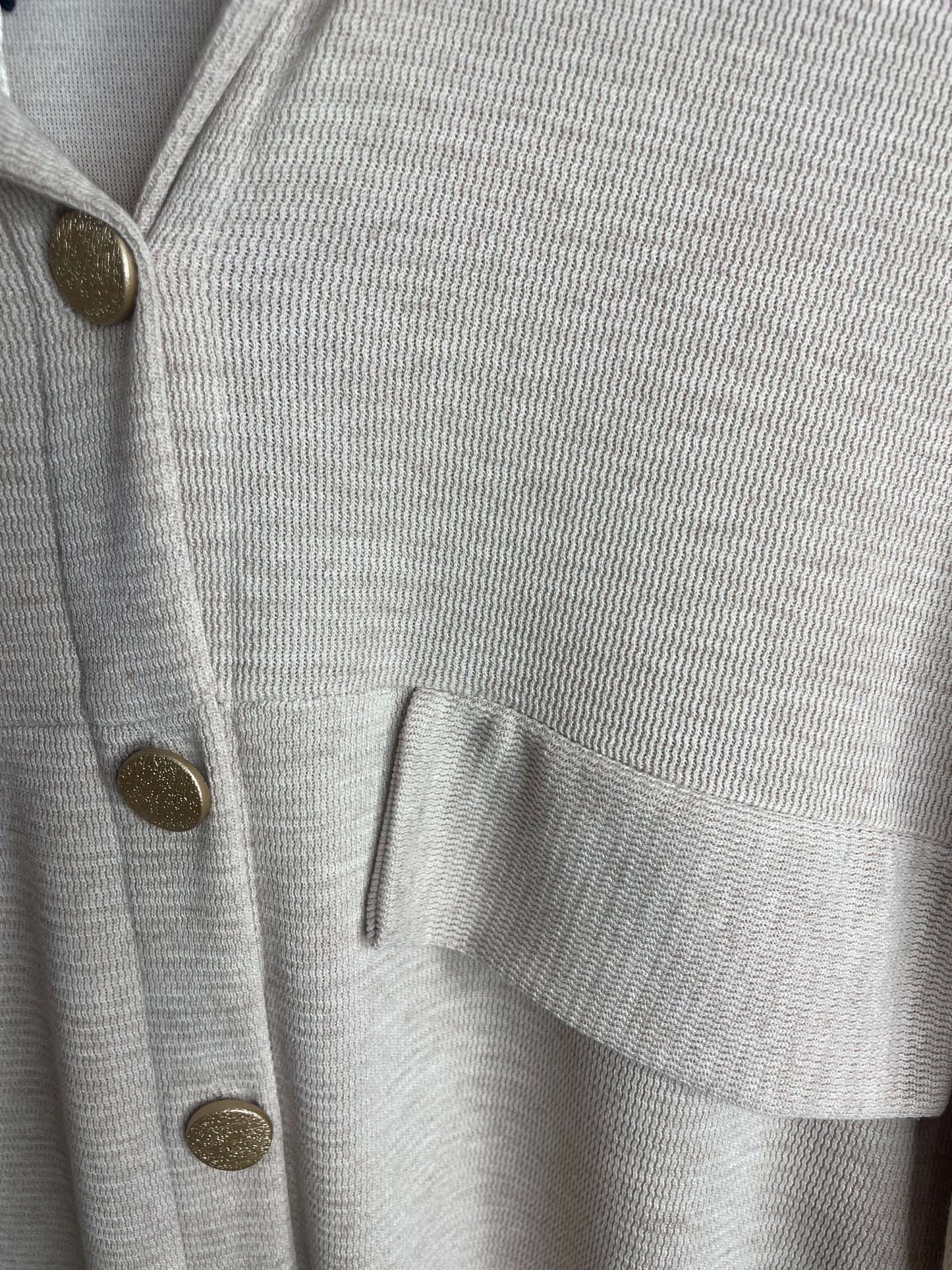 Oversize textured Shacket