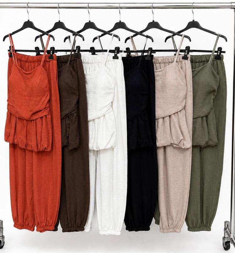 Peplum Harem Trousers Co-Ord