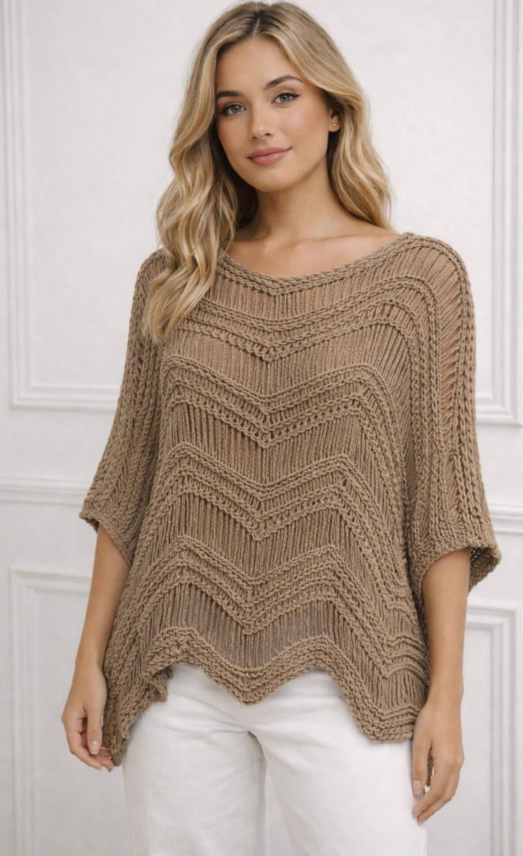 Crochet wave top