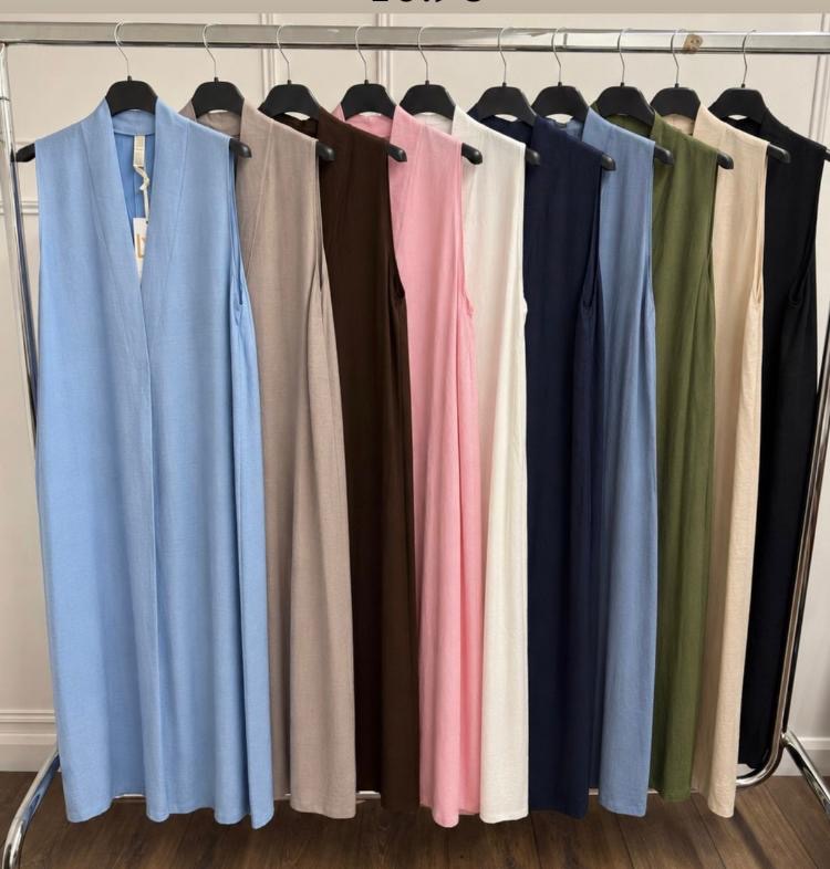V Neck Simplicity Dress with pockets