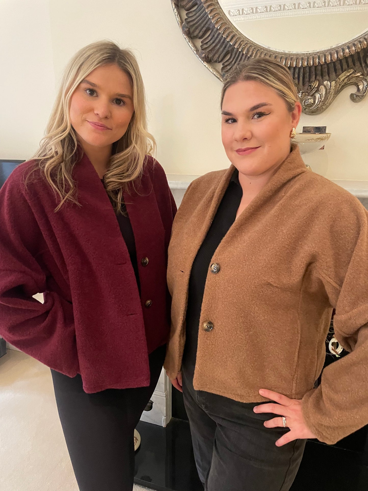 Wool crop Bomber jacket