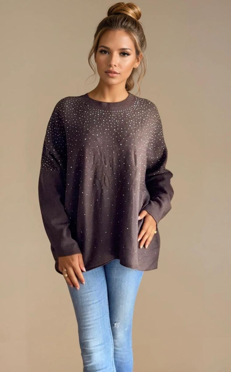 Sparkle & Shine oversize jumper