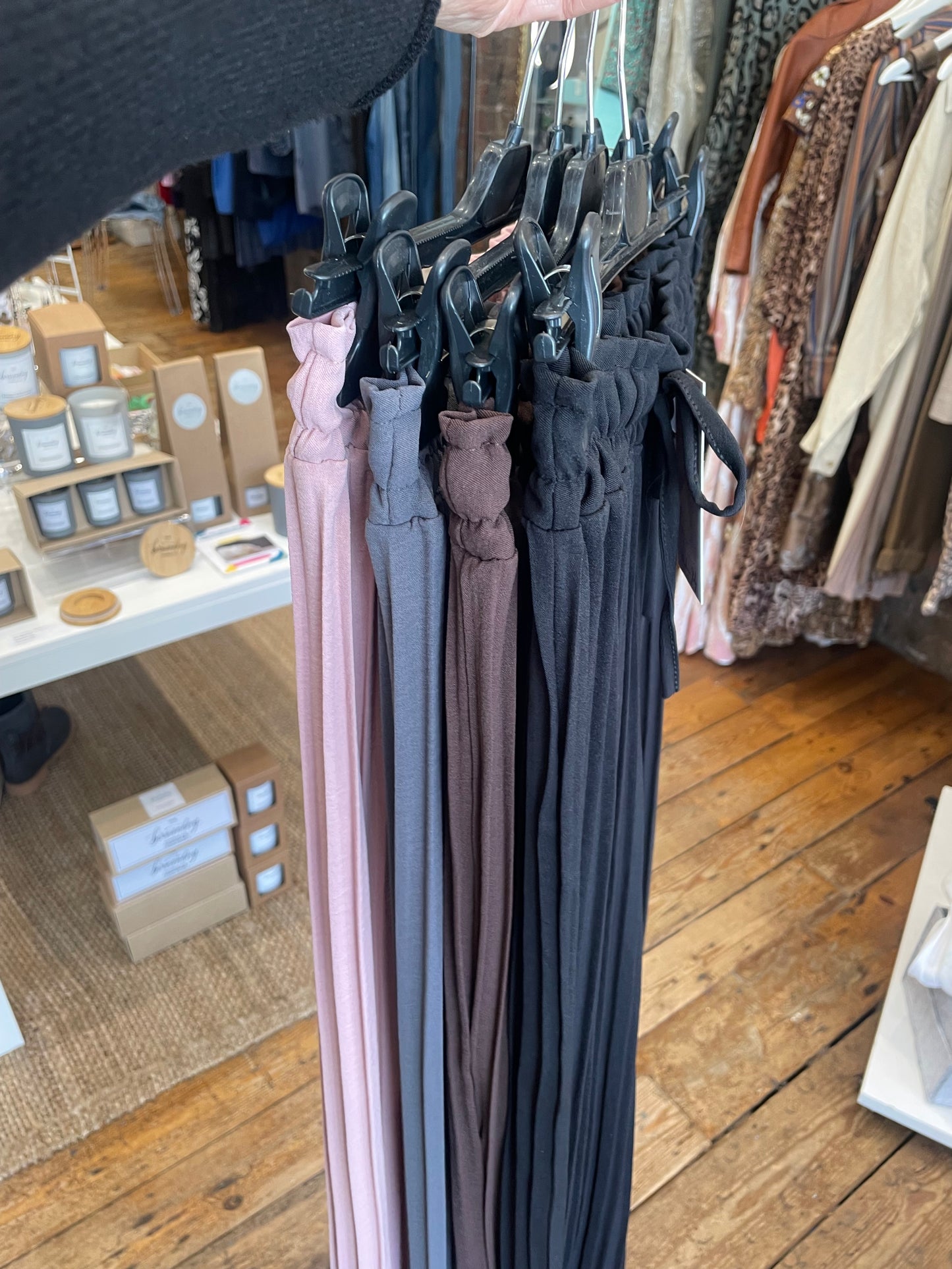 Pleated palazzo trousers