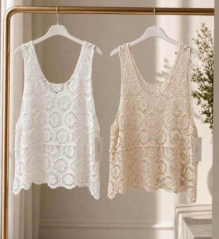 Cotton Crochet top