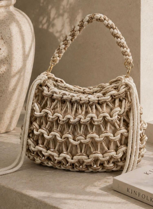 Macrame woven Summer bag