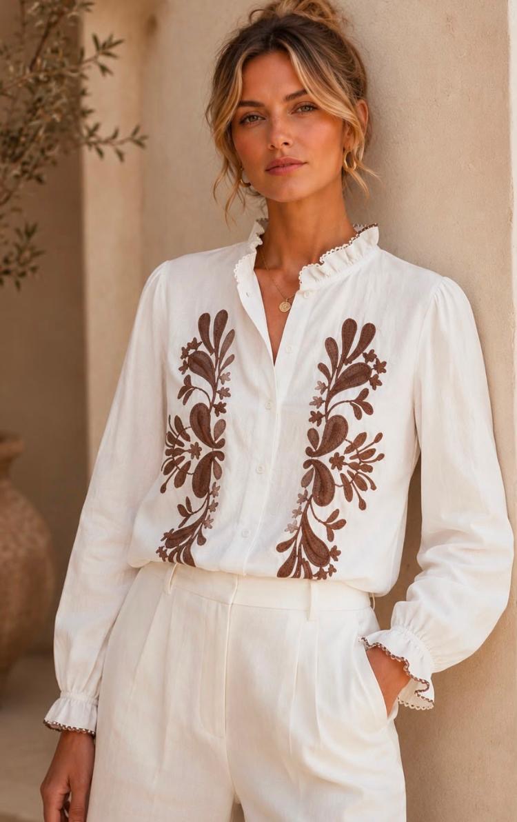Embossed shirt