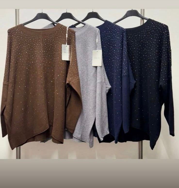 Sparkle & Shine oversize jumper