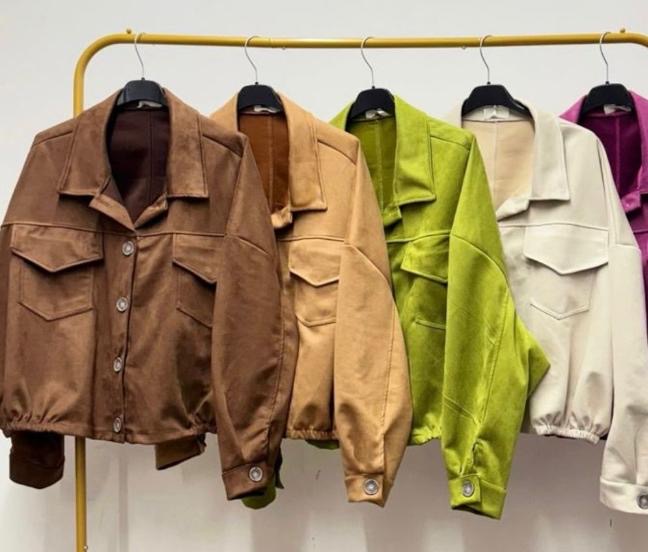 Suedette Bomber style jacket