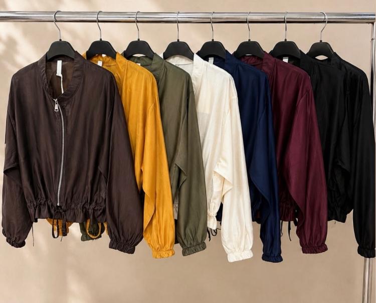 Soft Autumn bomber jacket
