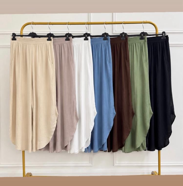 Split leg culottes