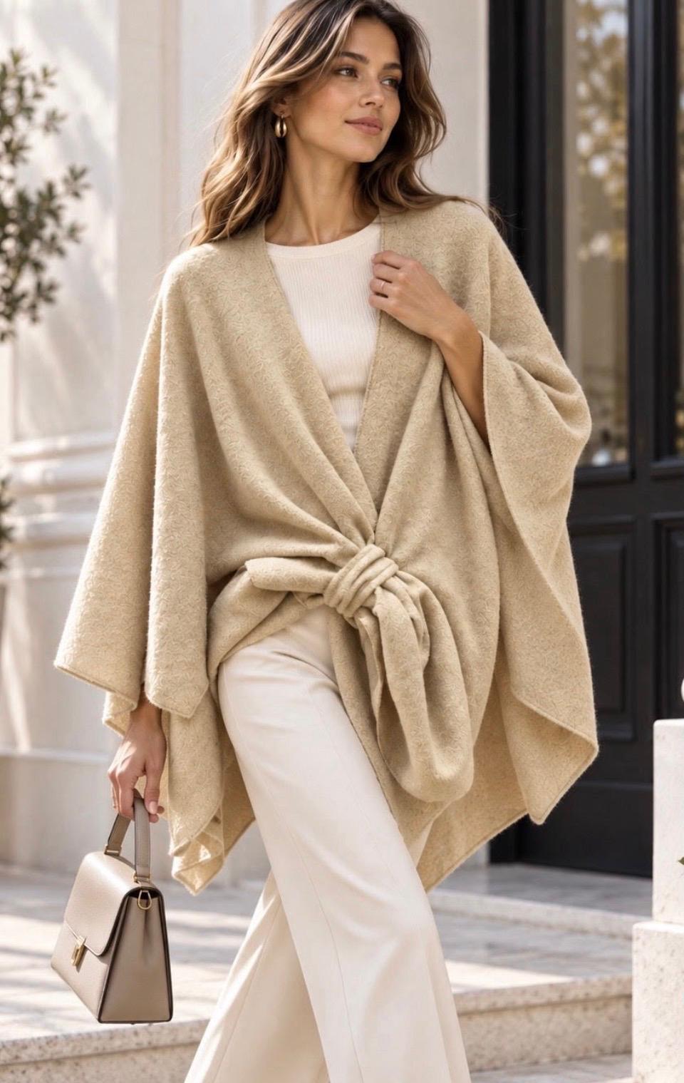 Onesize wool knot wrap